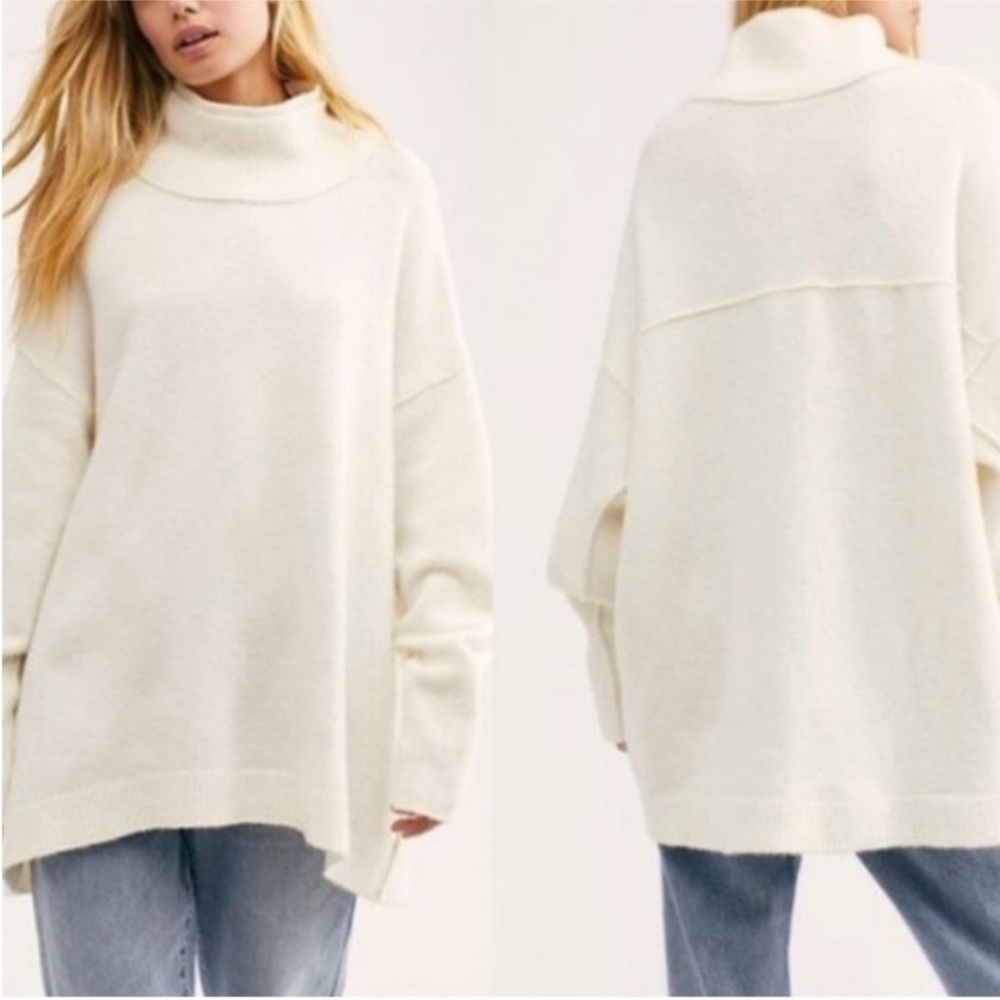 Free People Afterglow Oversized Sweater Medium